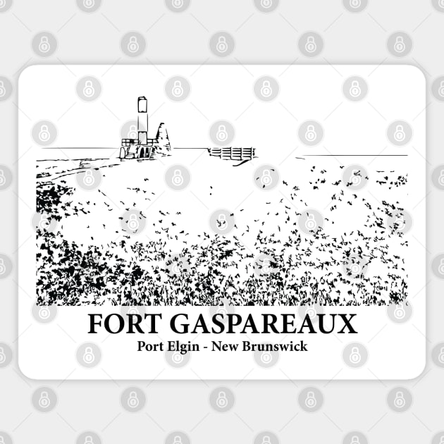 Fort Gaspareaux - Port Elgin NB Magnet by Lakeric